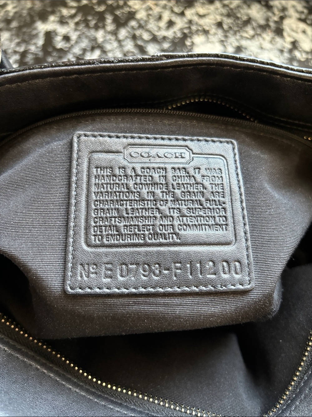 Coach Hampton Black Leather Carryall Satchel with Silver Hardware - Picture 2 of 13